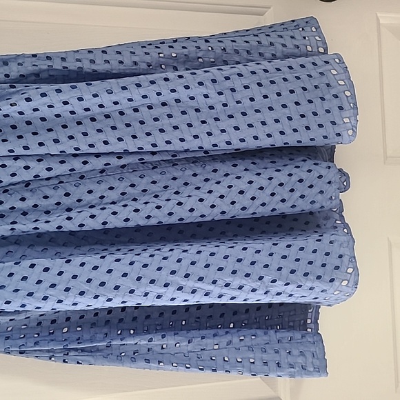 Just Taylor Blue Eyelet dress - Picture 2 of 6